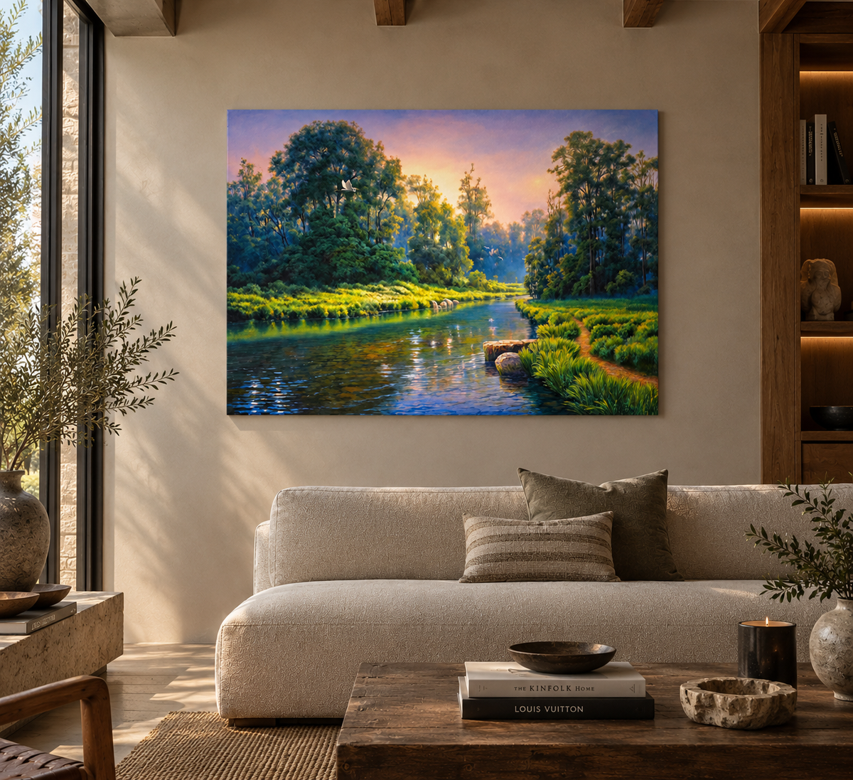 Amanecer en el Río