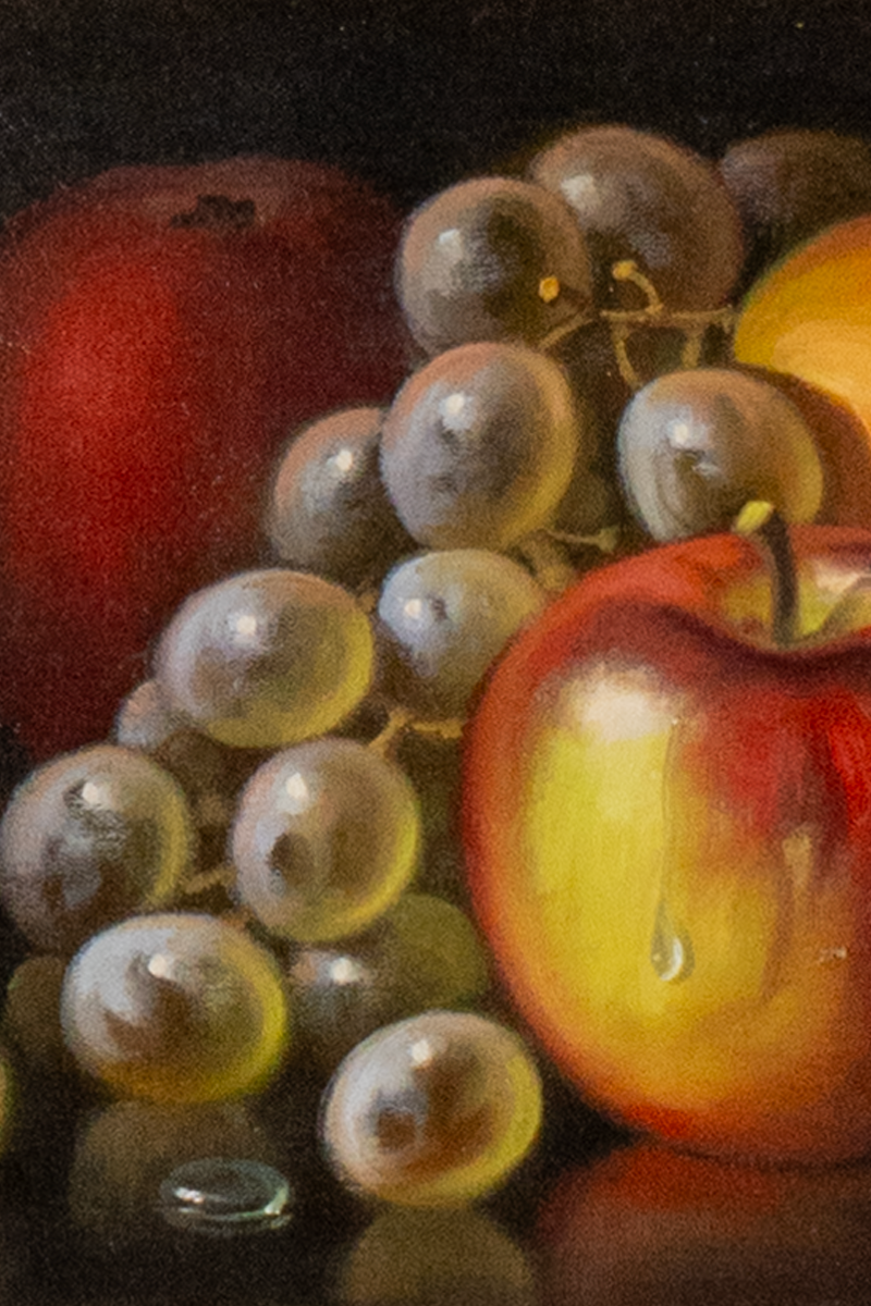 Manzana con Uvas